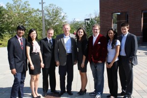 Bob Holster with the 2011 Holster Scholars