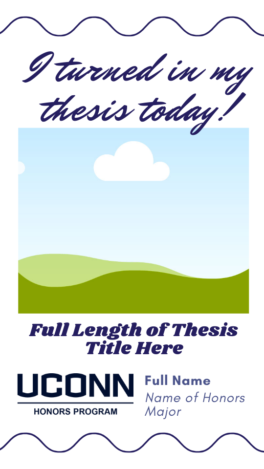 uconn honors thesis plan