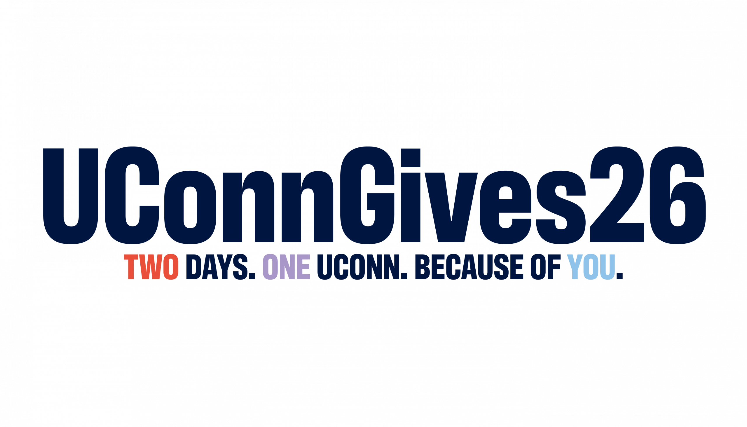 UConnGives26: Two days. One UConn. Because of you.
